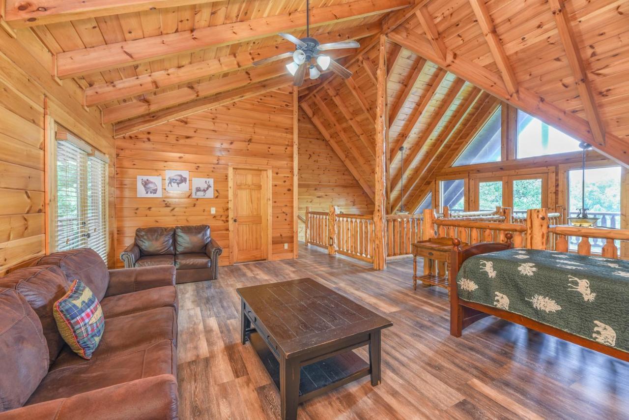 Smokystays 6 Bedroom Cabin Pigeon Forge Bagian luar foto